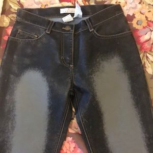 NWOT Casting Faux Leather Jeans Sz. 6